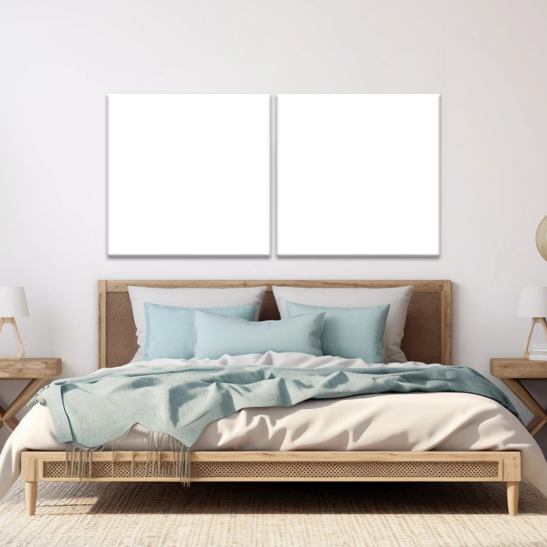 2 Piece Square Side by Side Split Canvas Prints