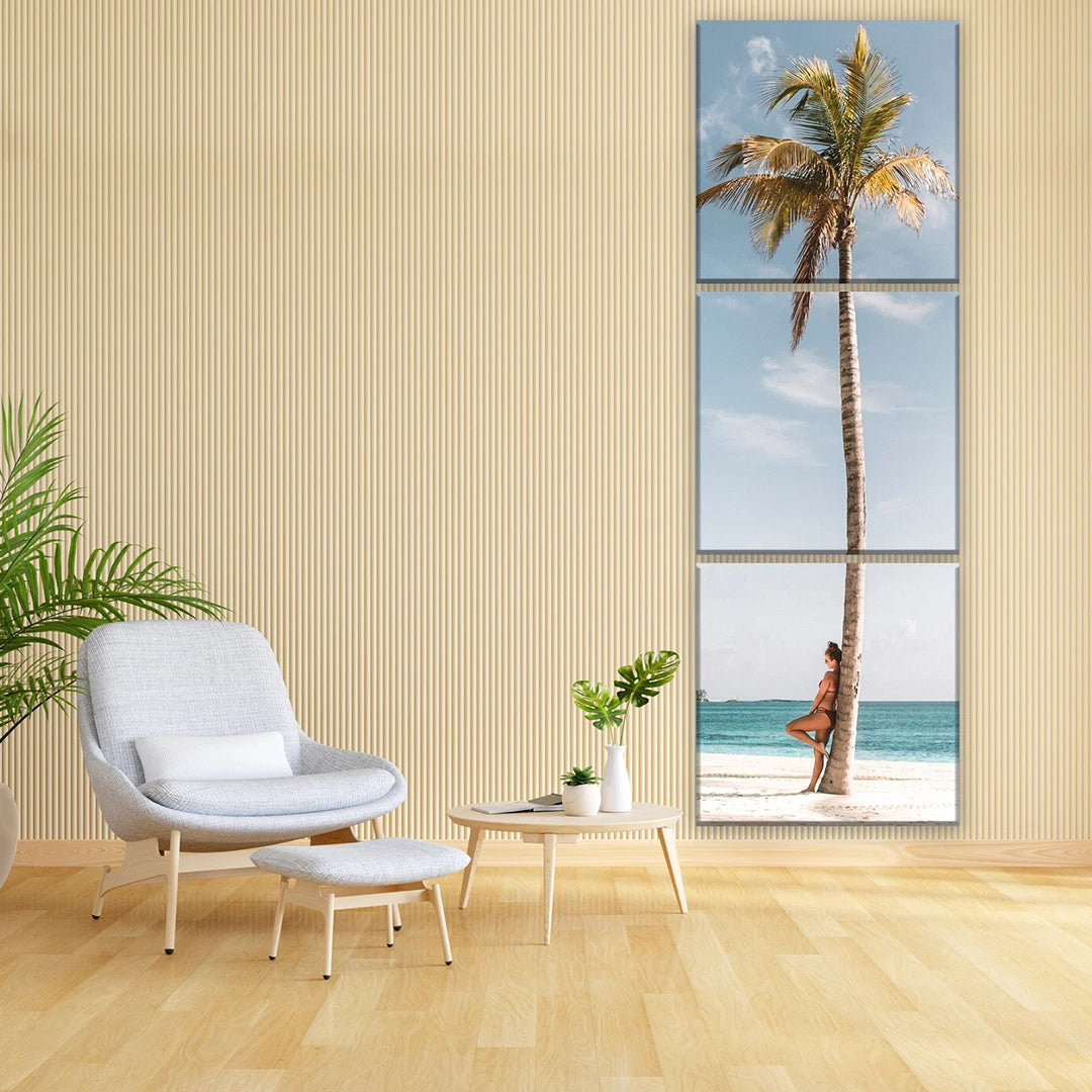 3 Piece Square Lengthway Split Canvas Prints