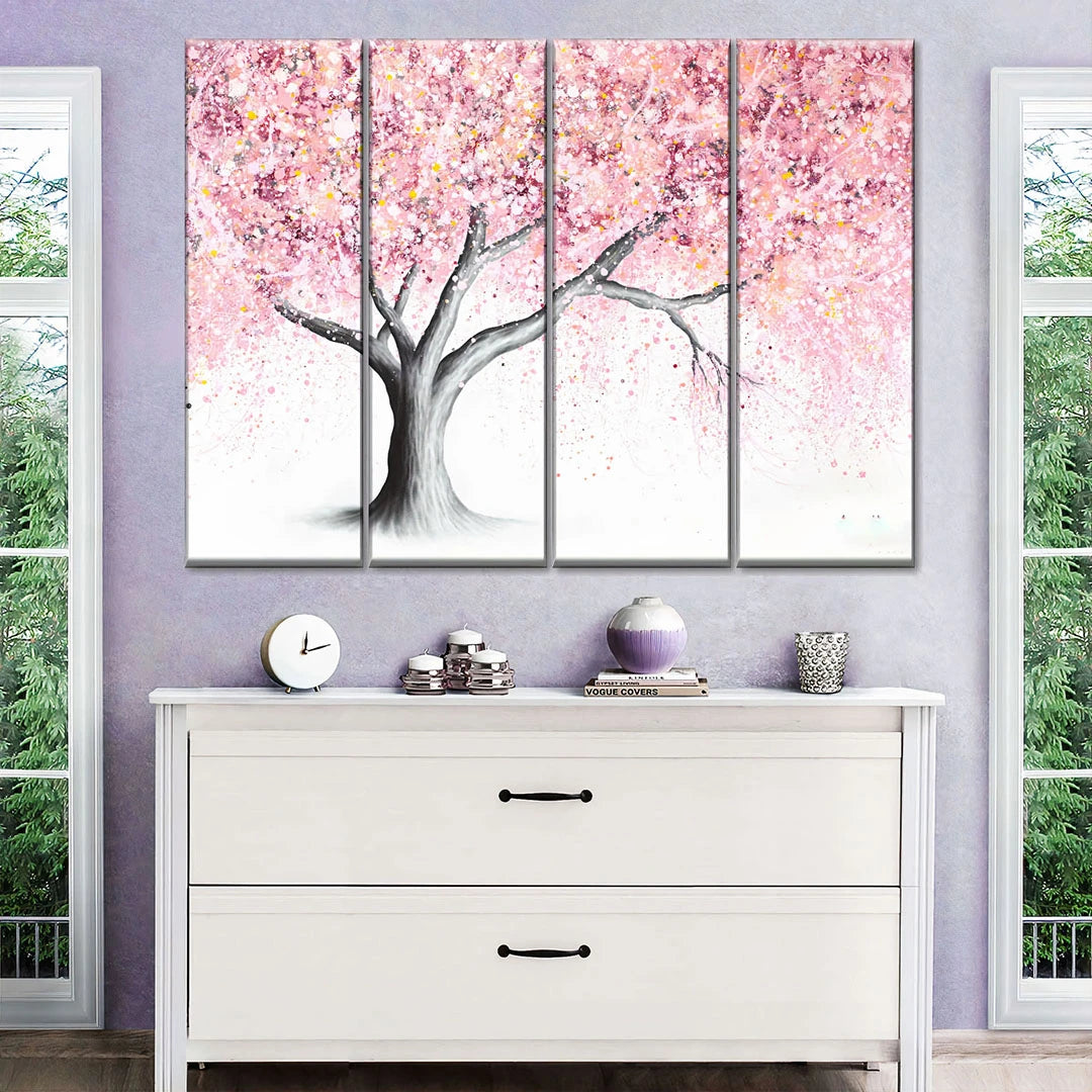 4 Piece Rectangle Split Canvas Prints