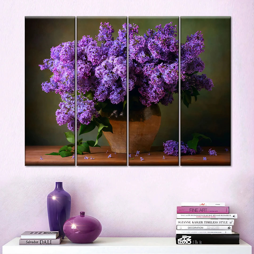 4 Piece Rectangle Split Canvas Prints