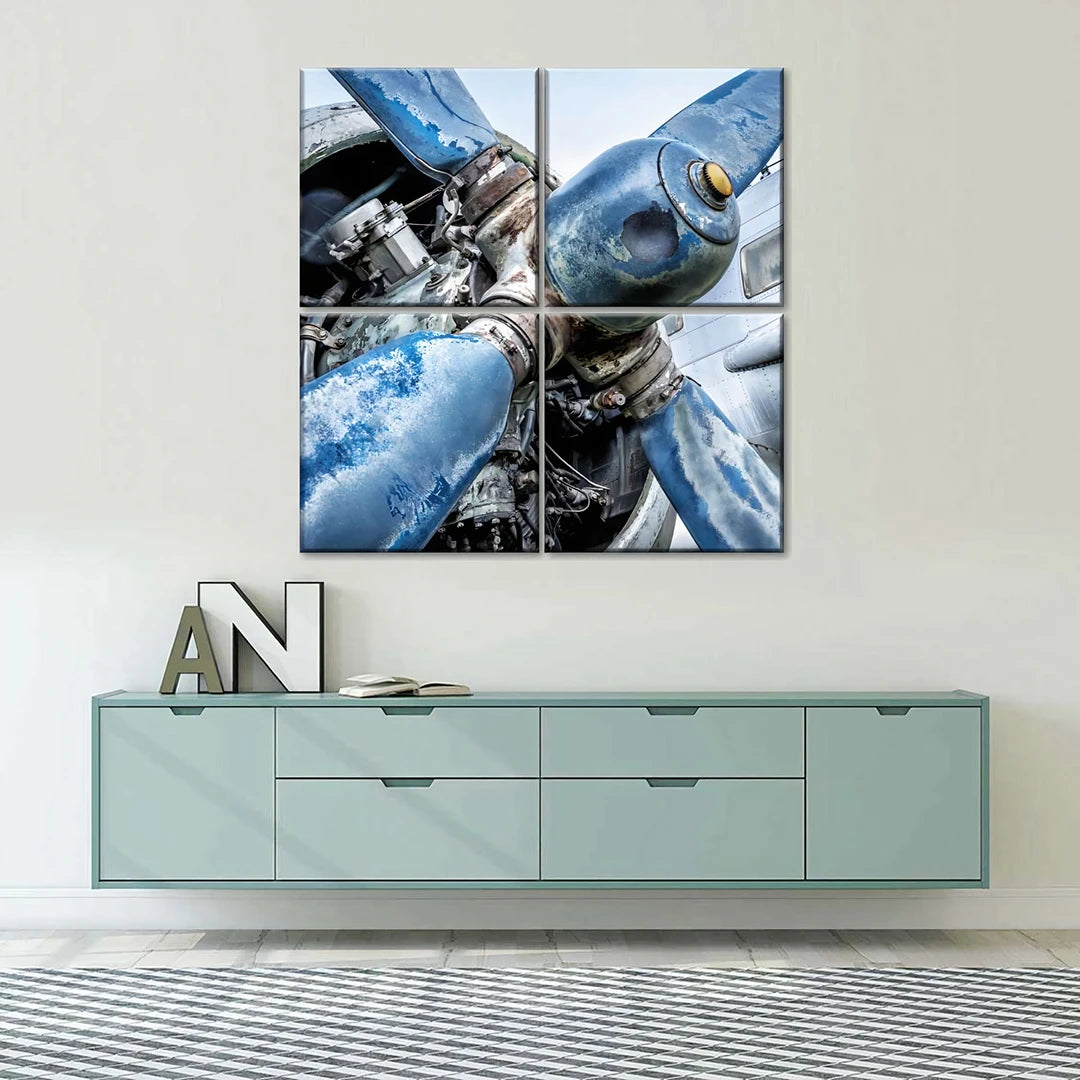 4 Piece Split Canvas Prints Square