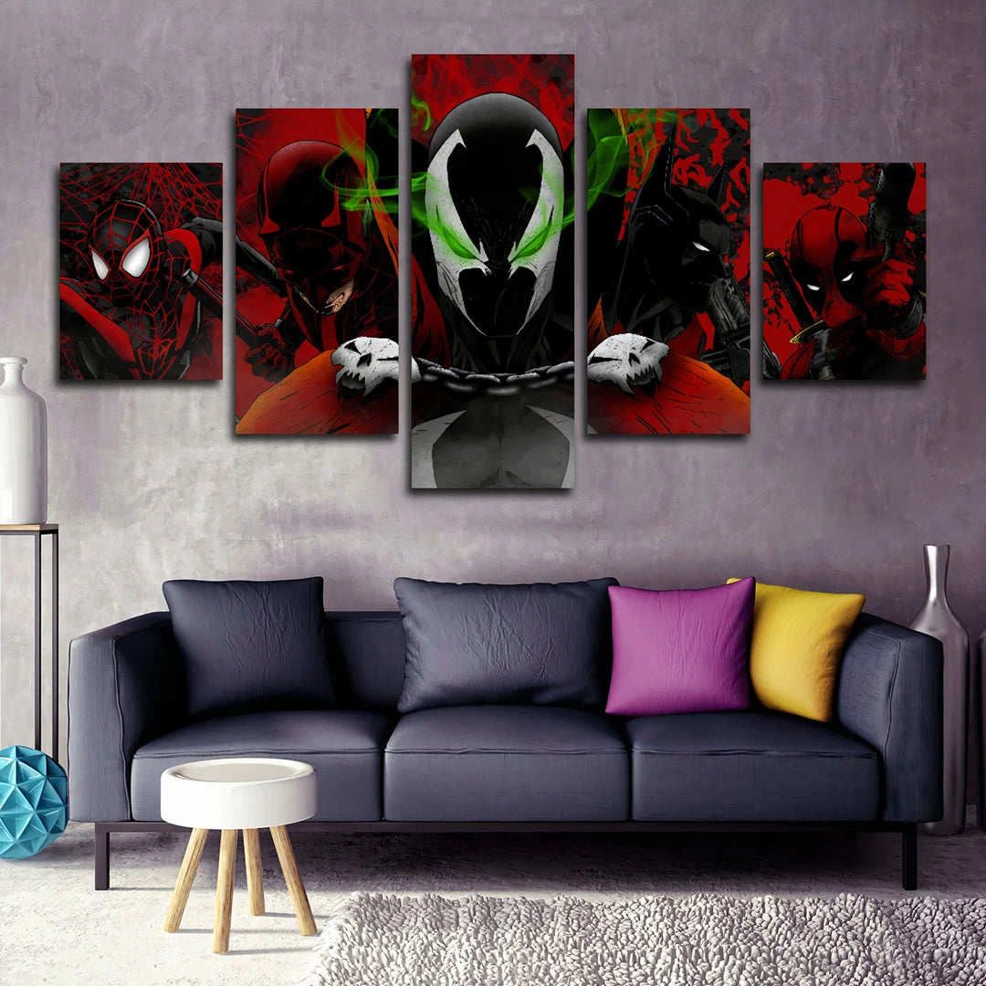 5 Piece Split Canvas Prints