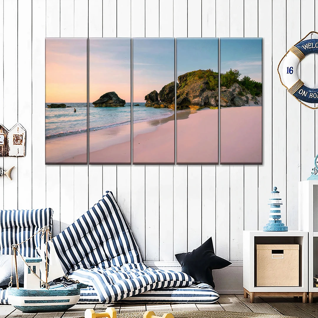 5 Piece Rectangular Split Canvas Wall Art
