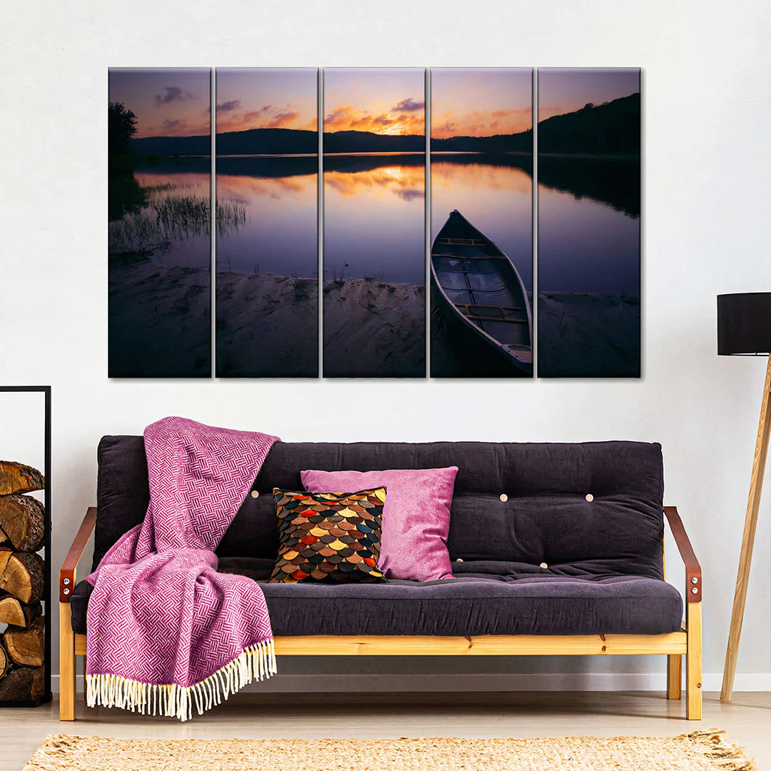 5 Piece Rectangular Split Canvas Wall Art