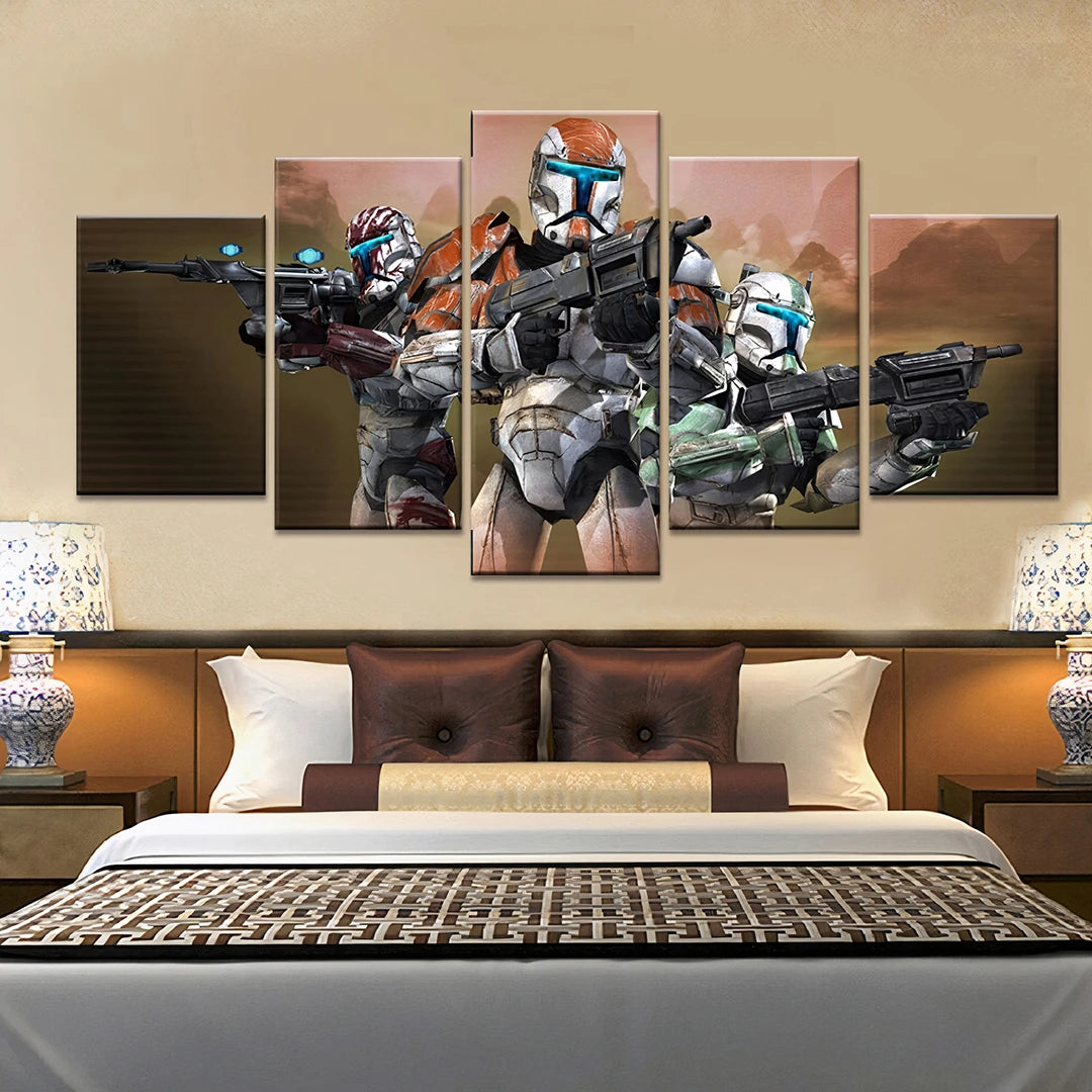 5 Piece Split Canvas Prints