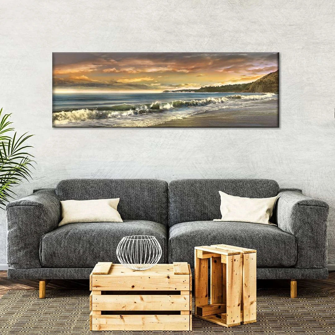 Custom Photo Panoramic Canvas Wall Art