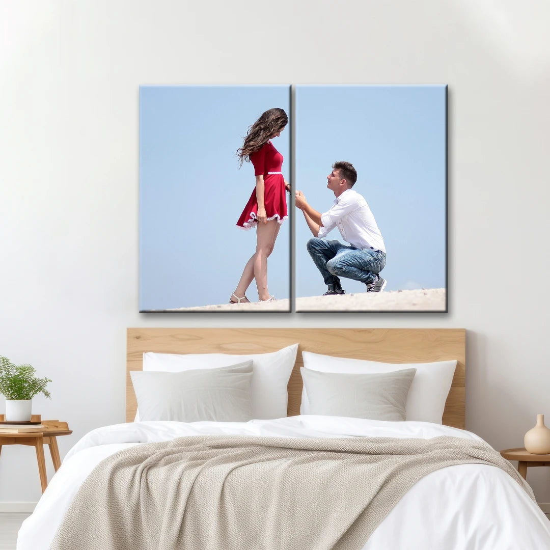 2 Piece Side by Side Split Canvas Prints