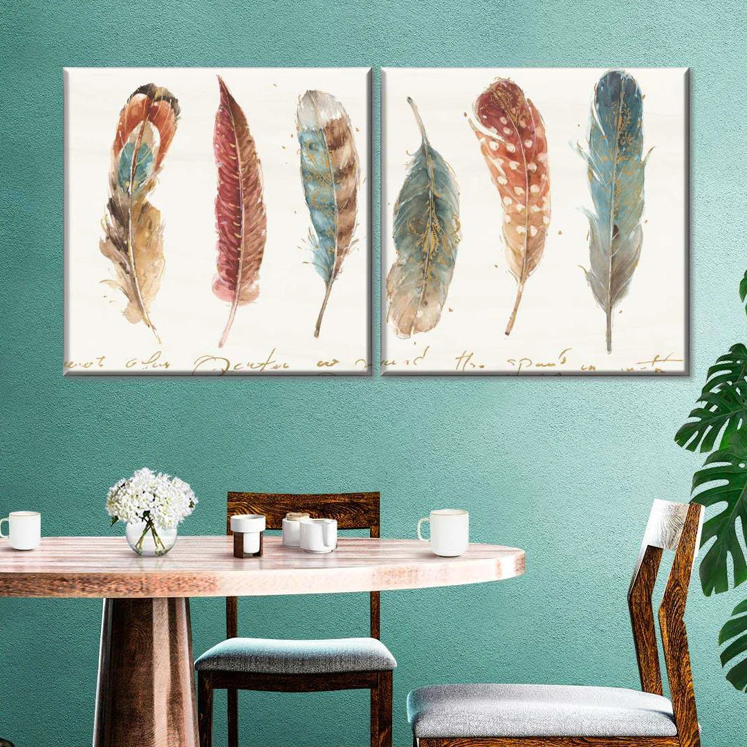 2 Piece Square Side by Side Split Canvas Prints