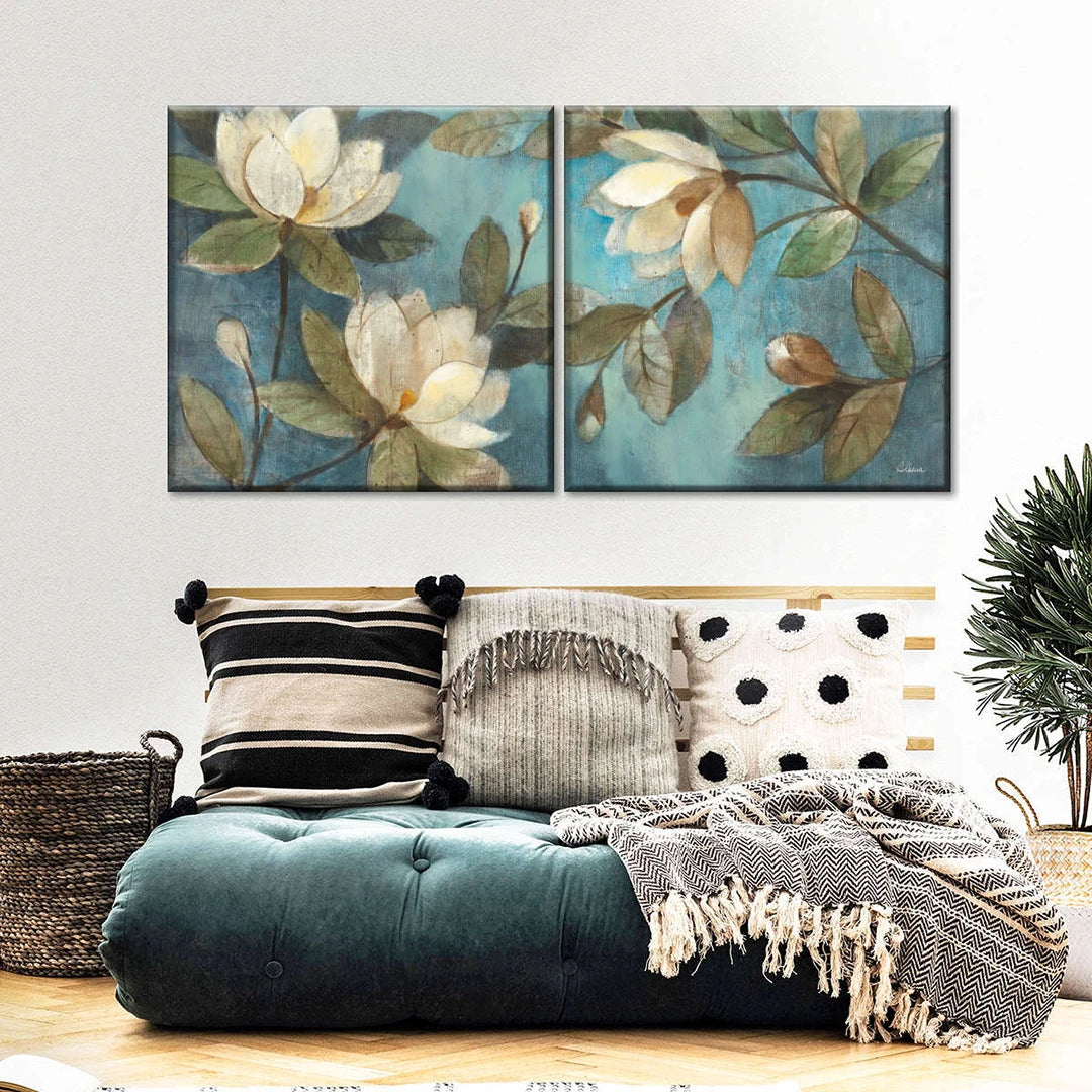 2 Piece Square Side by Side Split Canvas Prints