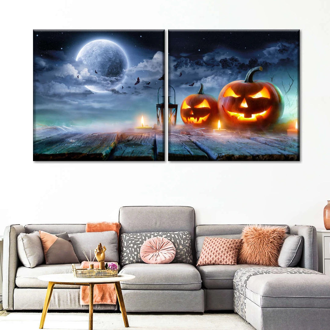 2 Piece Square Side by Side Split Canvas Prints