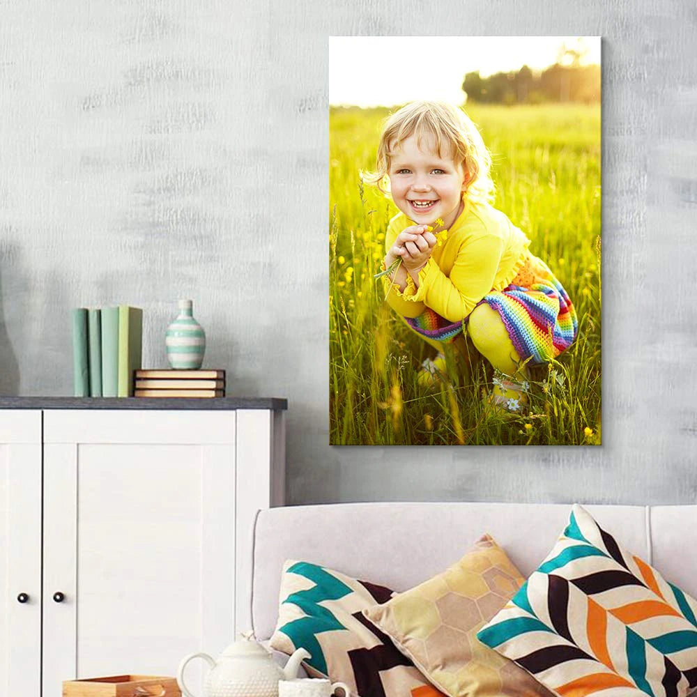 Custom Photo Canvas Prints Portrait