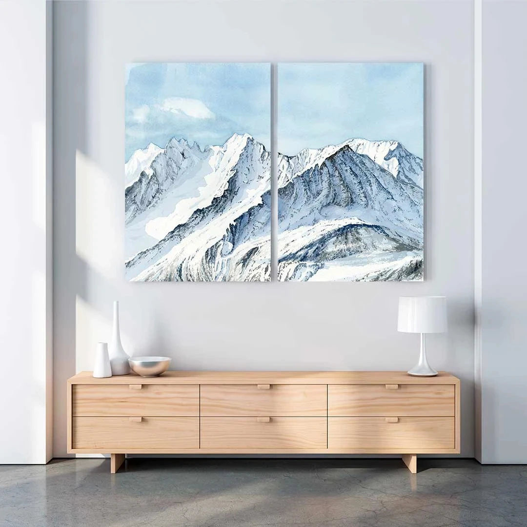 2 Piece Side by Side Split Canvas Prints