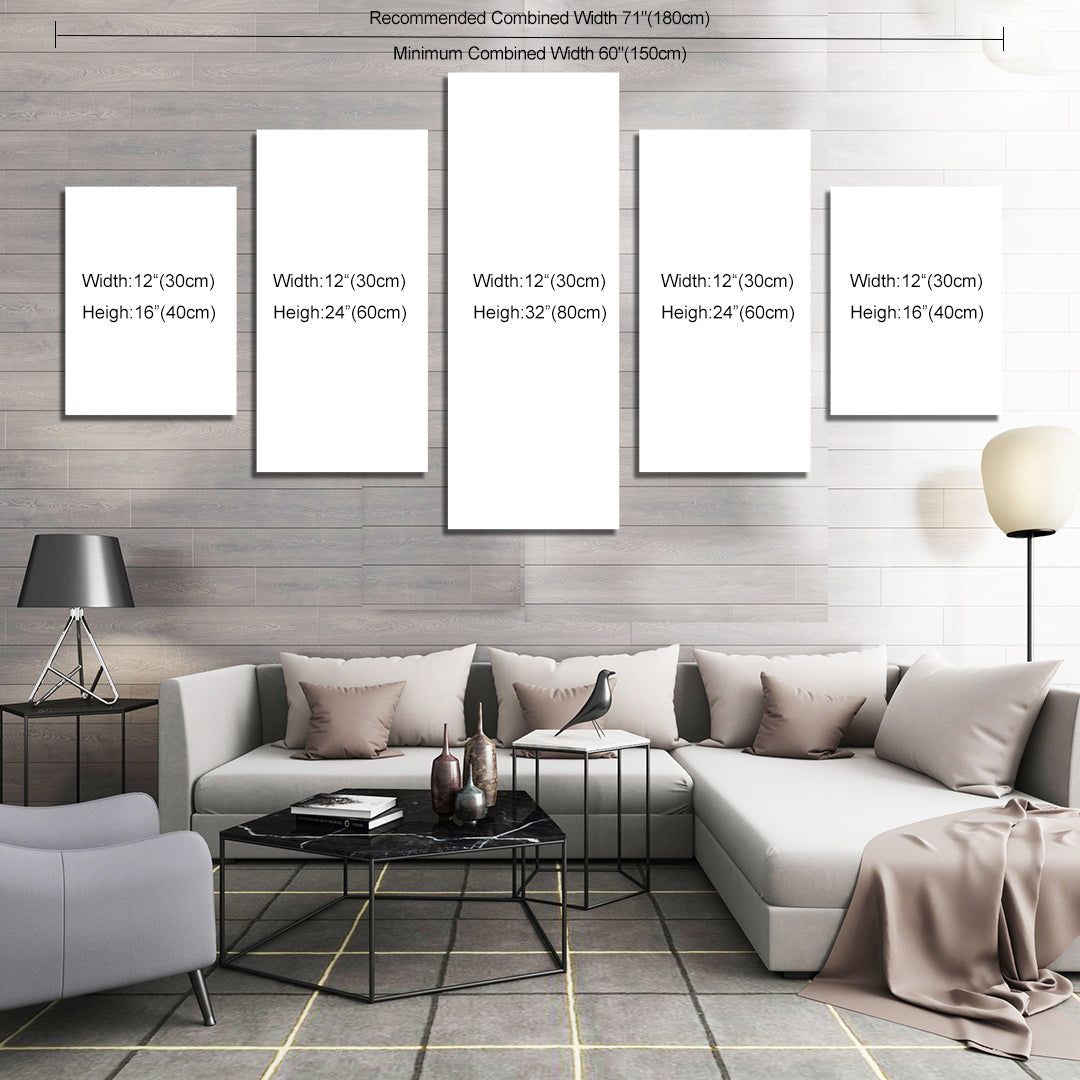 5 Piece Split Canvas Prints