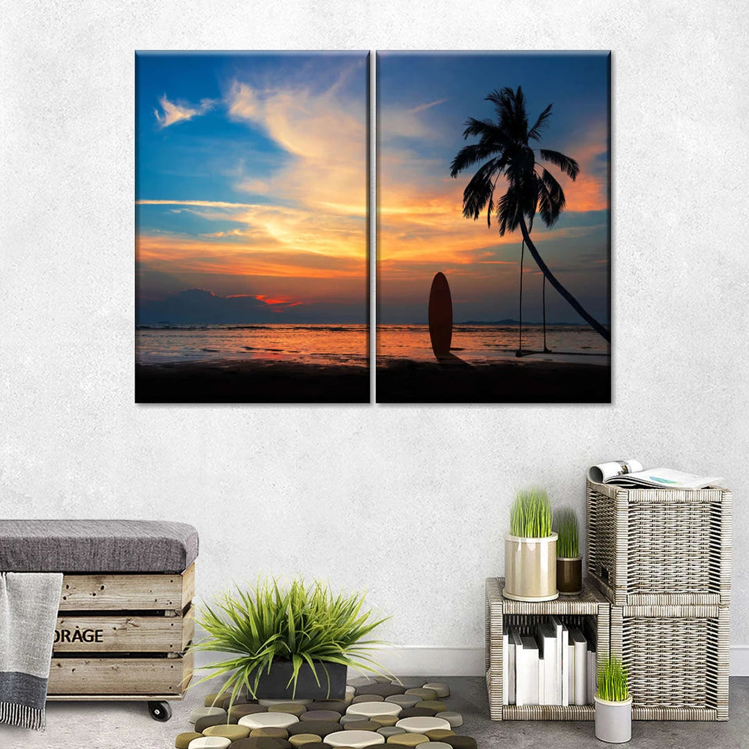 2 Piece Side by Side Split Canvas Prints
