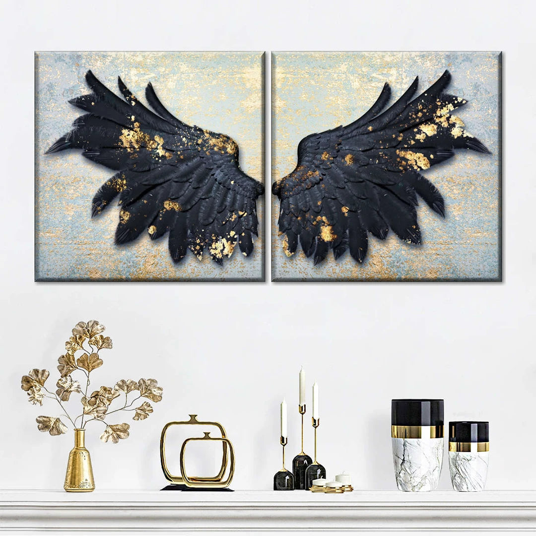 2 Piece Square Side by Side Split Canvas Prints