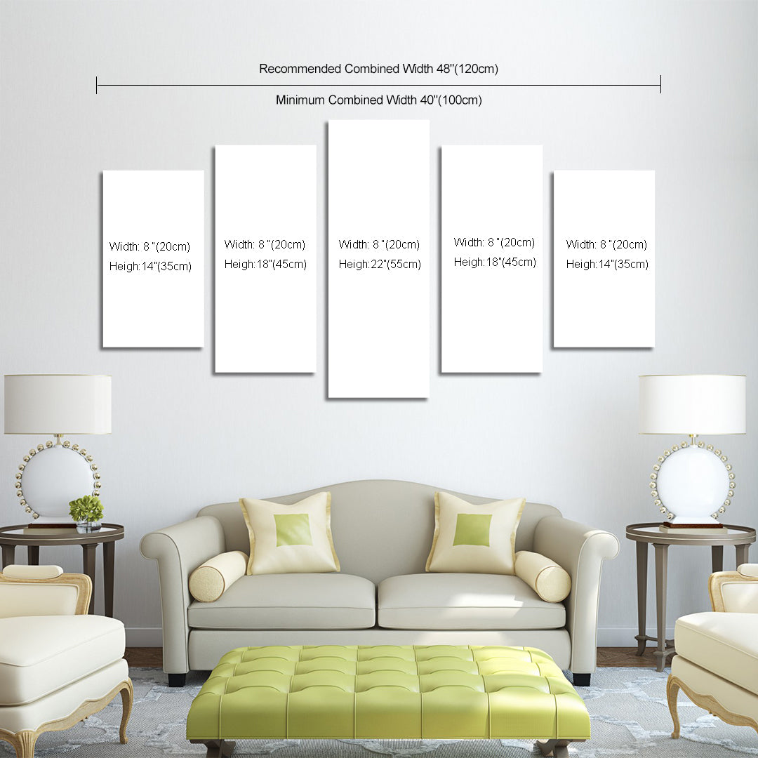 5 Piece Split Canvas Prints