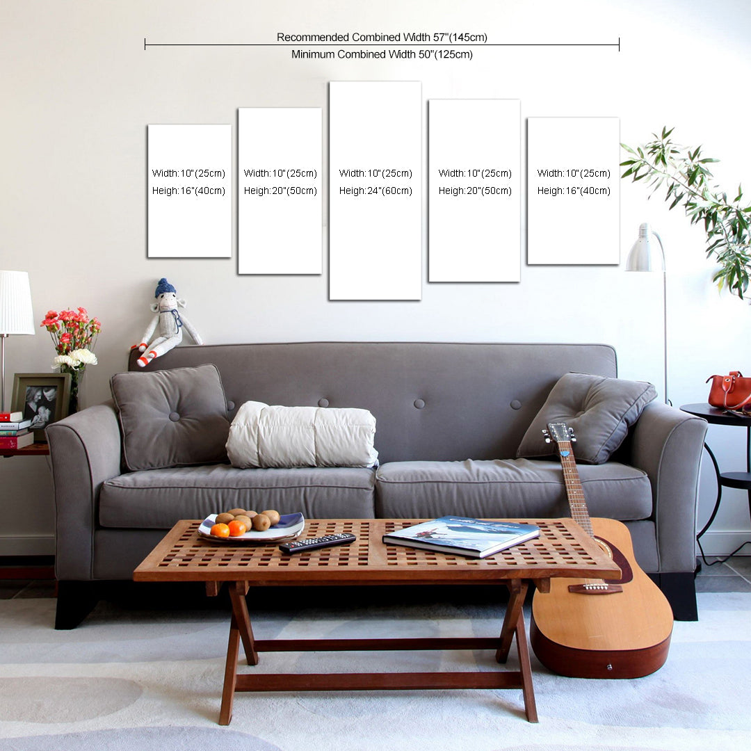 5 Piece Split Canvas Prints