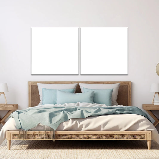 2 Piece Square Side by Side Split Canvas Prints
