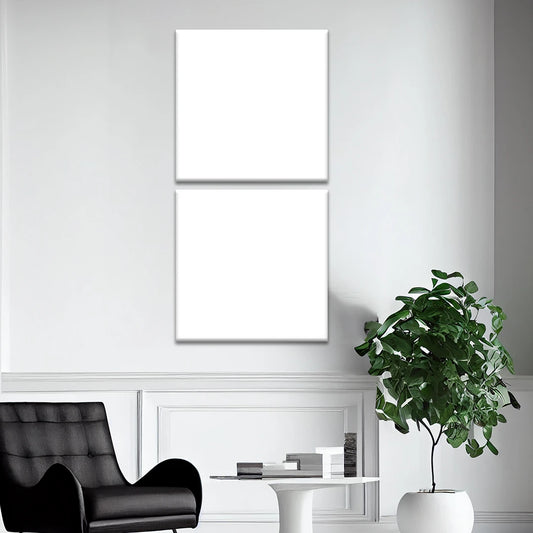 2 Piece Square Stacked Split Canvas Prints