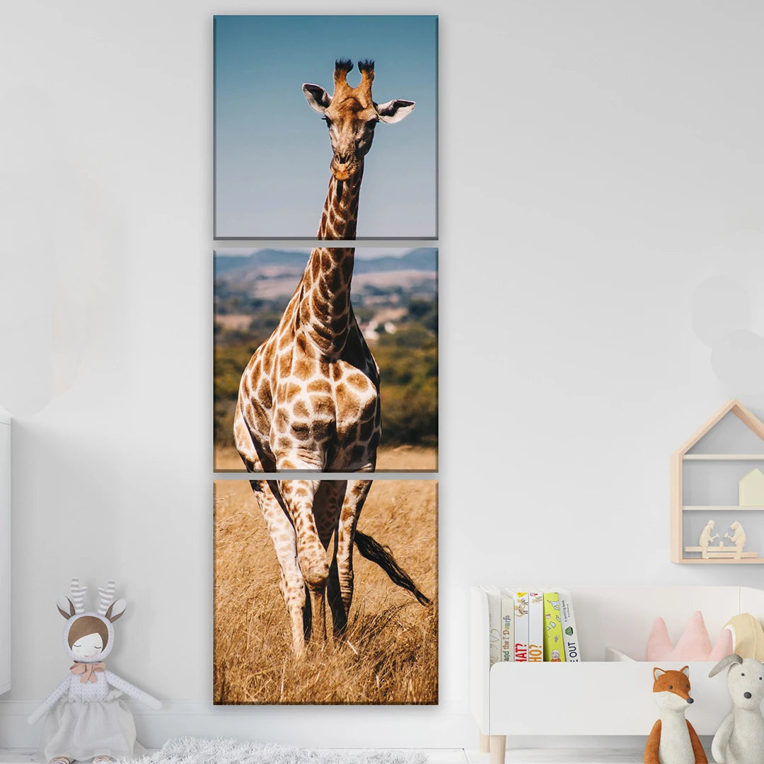 3 Piece Square Lengthway Split Canvas Prints