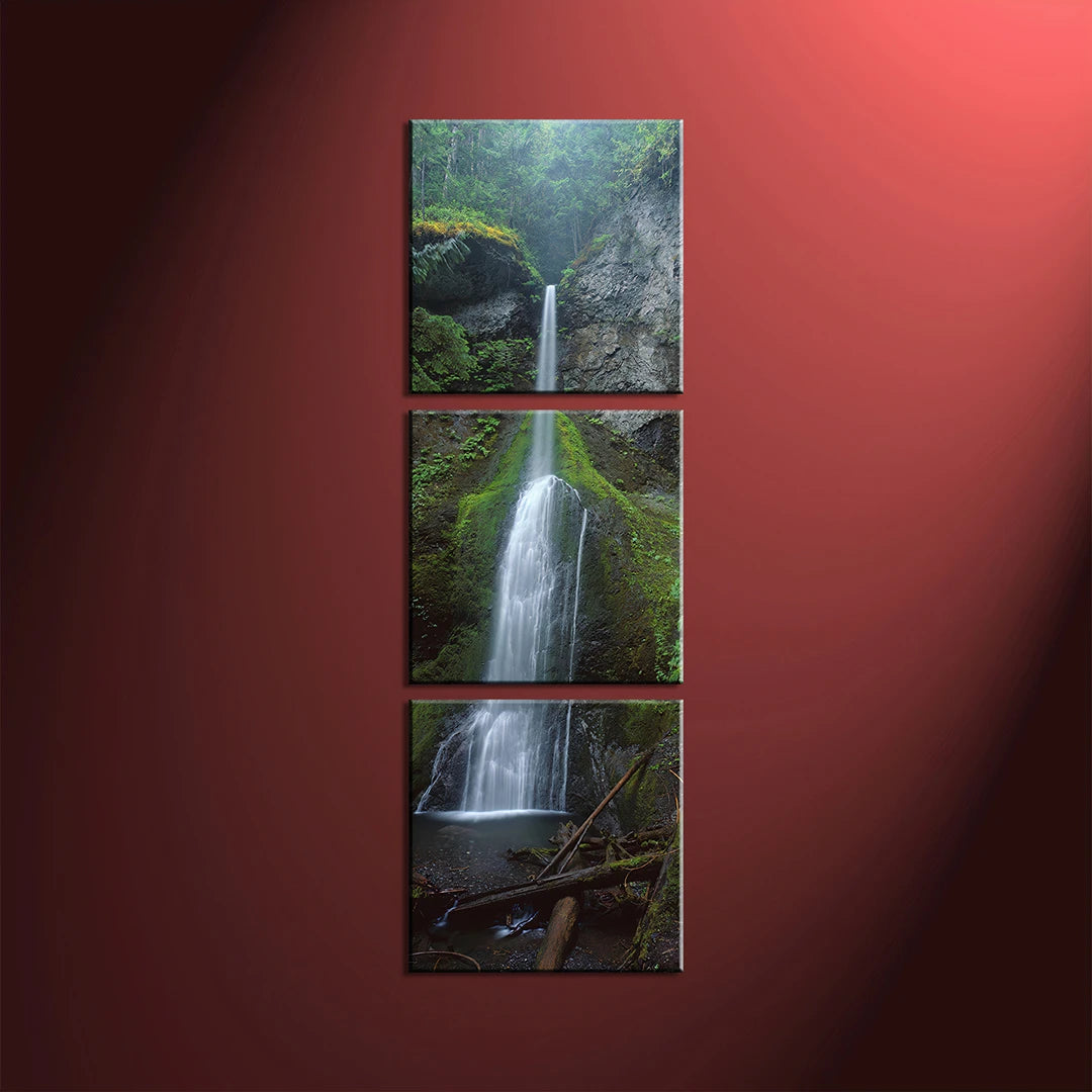 3 Piece Square Lengthway Split Canvas Prints