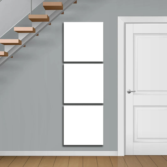 3 Piece Square Lengthway Split Canvas Prints