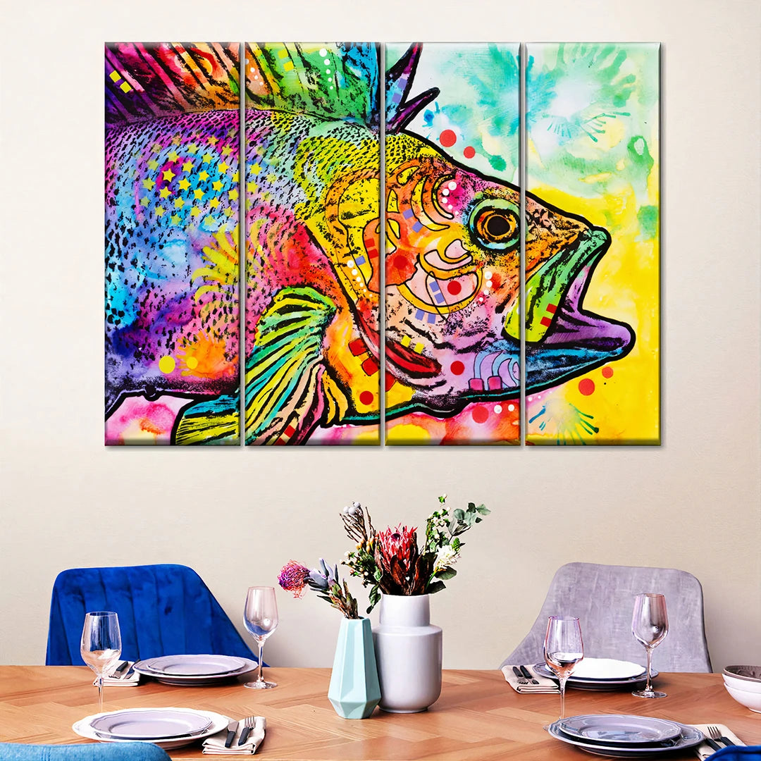4 Piece Rectangle Split Canvas Prints