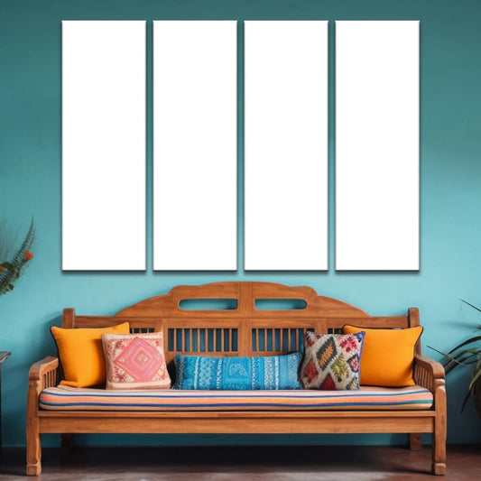 4 Piece Rectangle Split Canvas Prints