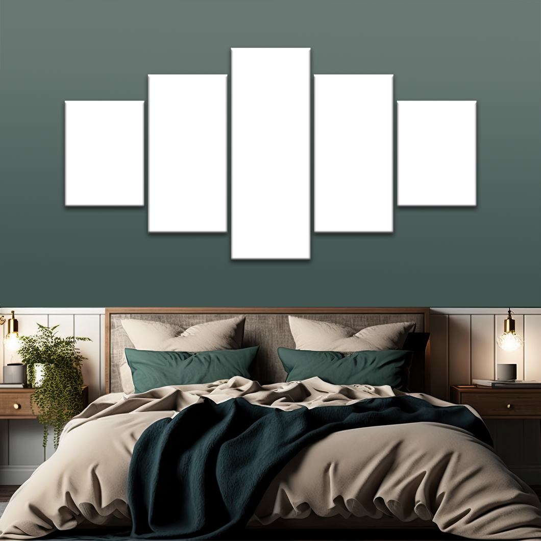 One Photo To 5 Piece Canvas Wall Art