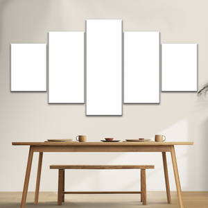 Photo Canvas Prints 5 Piece For Dining Room