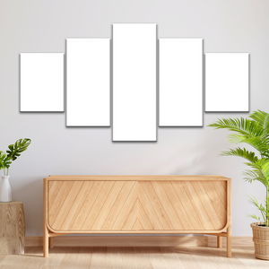 Photo On Canvas 5 Piece Wall Art Hall