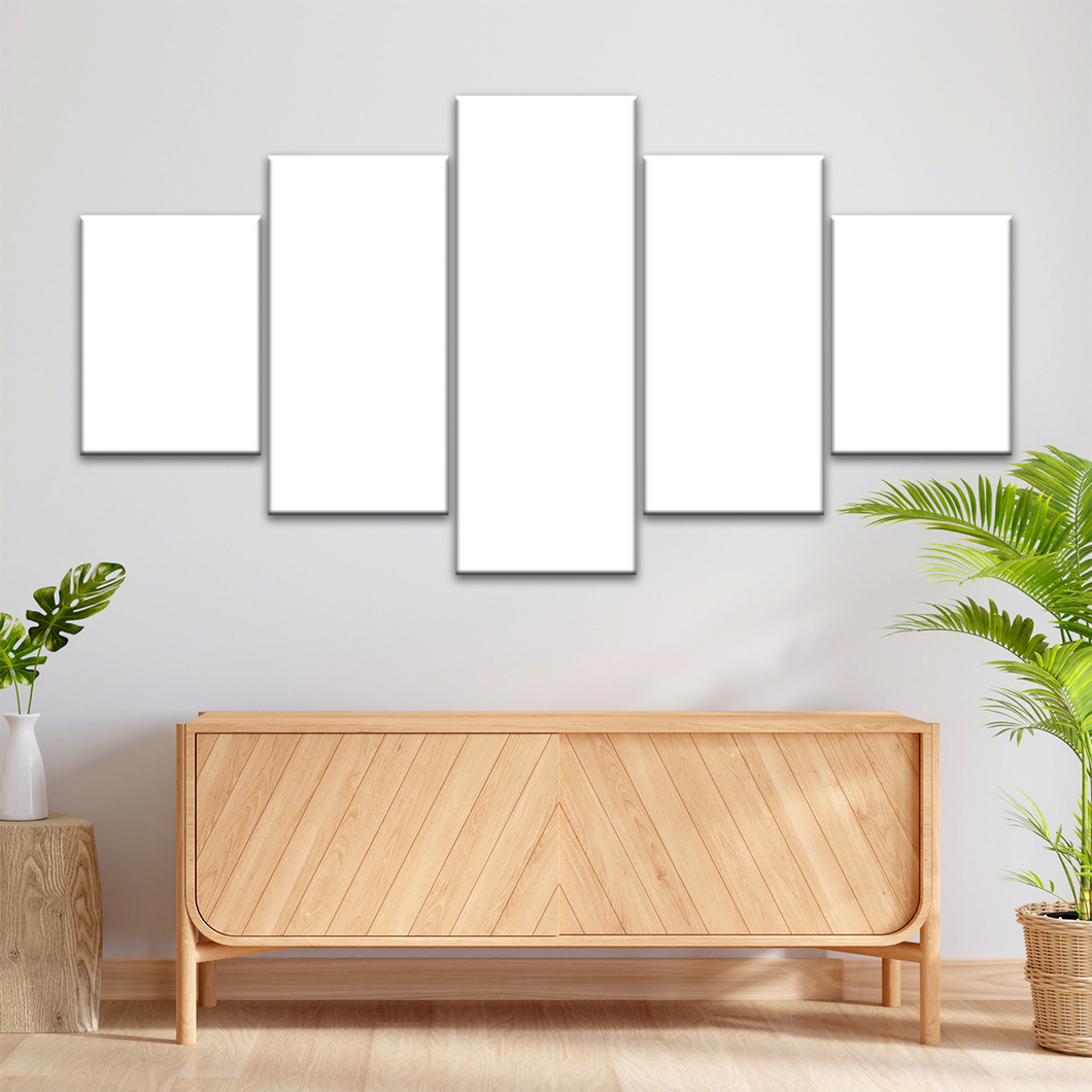 Photo On Canvas 5 Piece Wall Art Hall