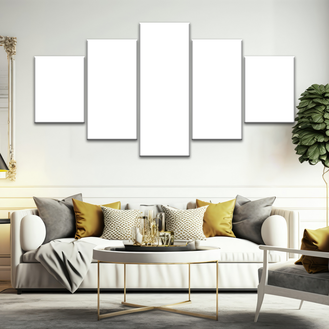 Photo On Canvas Prints 5 Piece Livingroom Wall Art