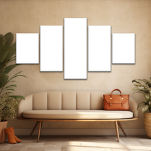 Load image into Gallery viewer, Custom Photo To 5 Piece Canvas Prints For Livingroom
