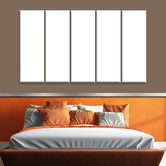 5 Piece Rectangular Split Canvas Wall Art