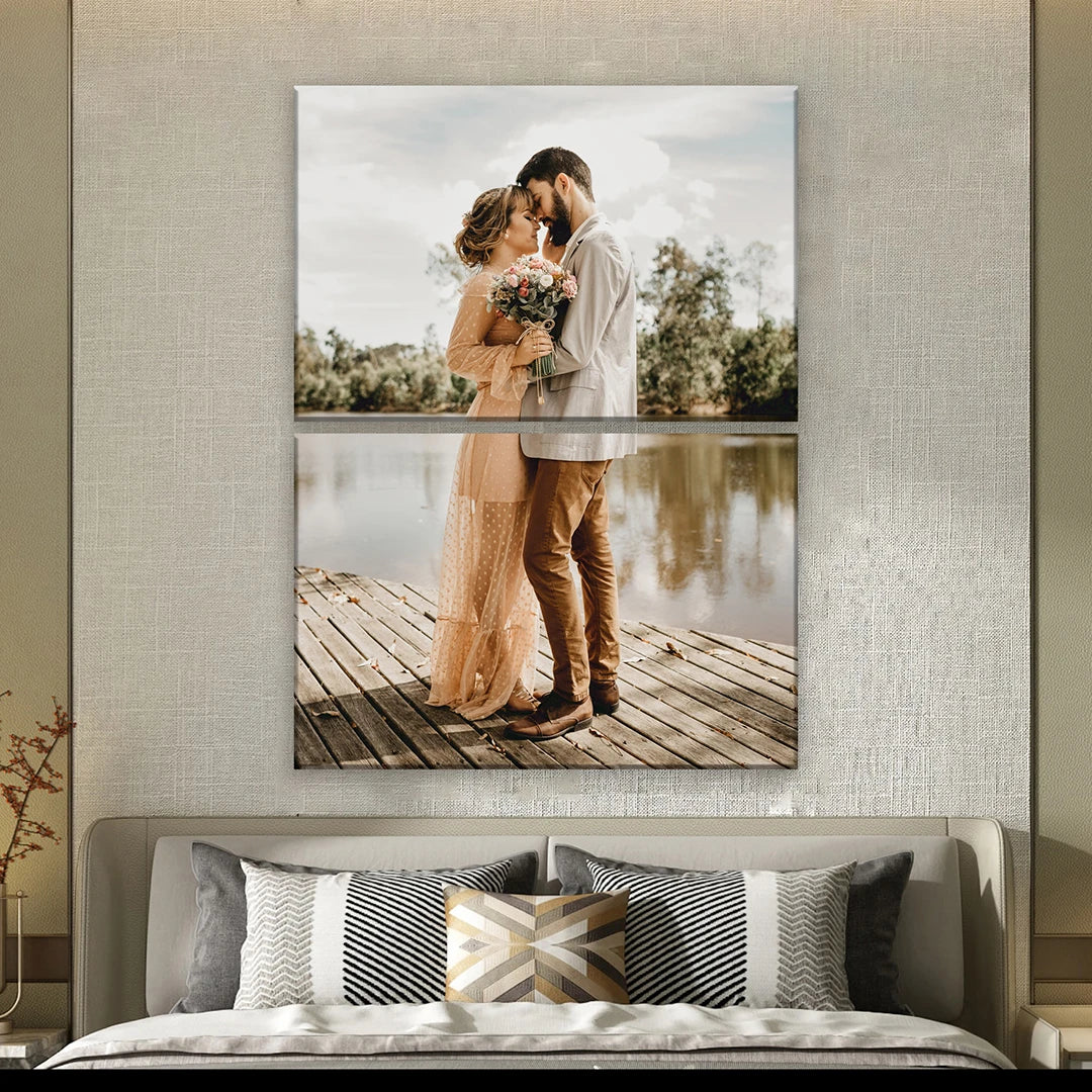 2 Piece Stacked Split Canvas Prints