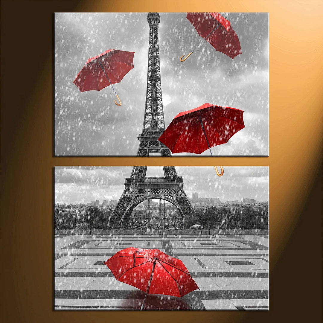 2 Piece Stacked Split Canvas Prints