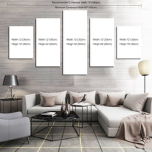 Load image into Gallery viewer, Photo Canvas Prints 5 Piece For Dining Room
