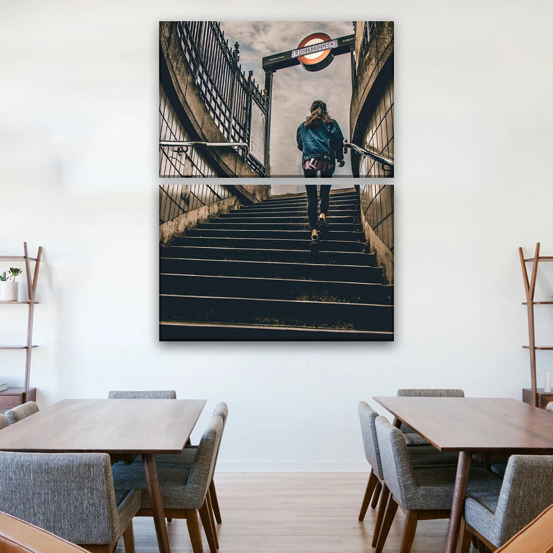 2 Piece Stacked Split Canvas Prints