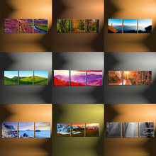 Load image into Gallery viewer, 3 Piece Split Canvas Prints Square In Landscape

