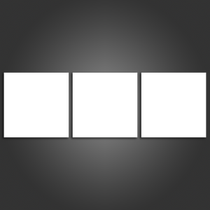 3 Piece Split Canvas Prints Square In Landscape