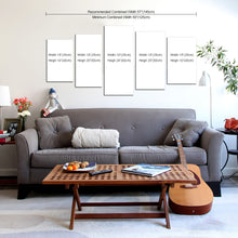 Load image into Gallery viewer, 5 Piece Split Canvas Prints Medium
